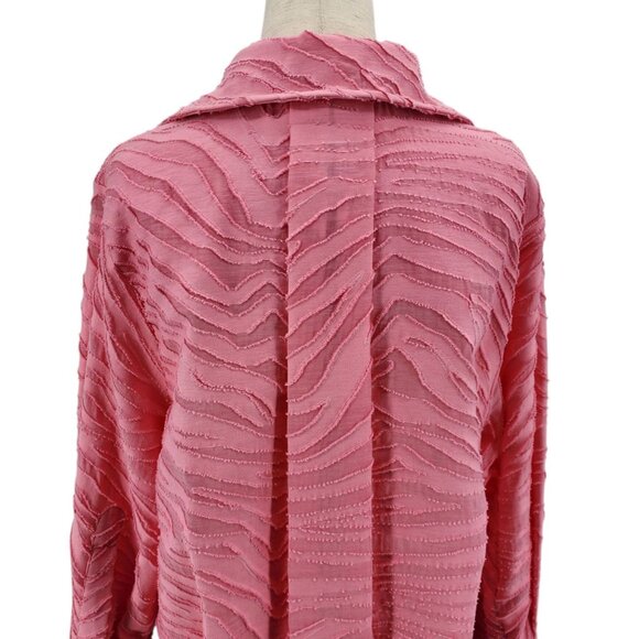 The Attico Womens 2/4 Dress Pink Silvye Zebra Print Fil Coupe Minidress Shirt - Picture 6 of 10